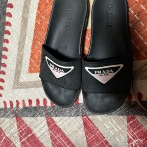 Prada rubber sandals